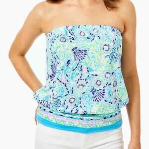 Lilly Pulitzer Adella Strapless Top